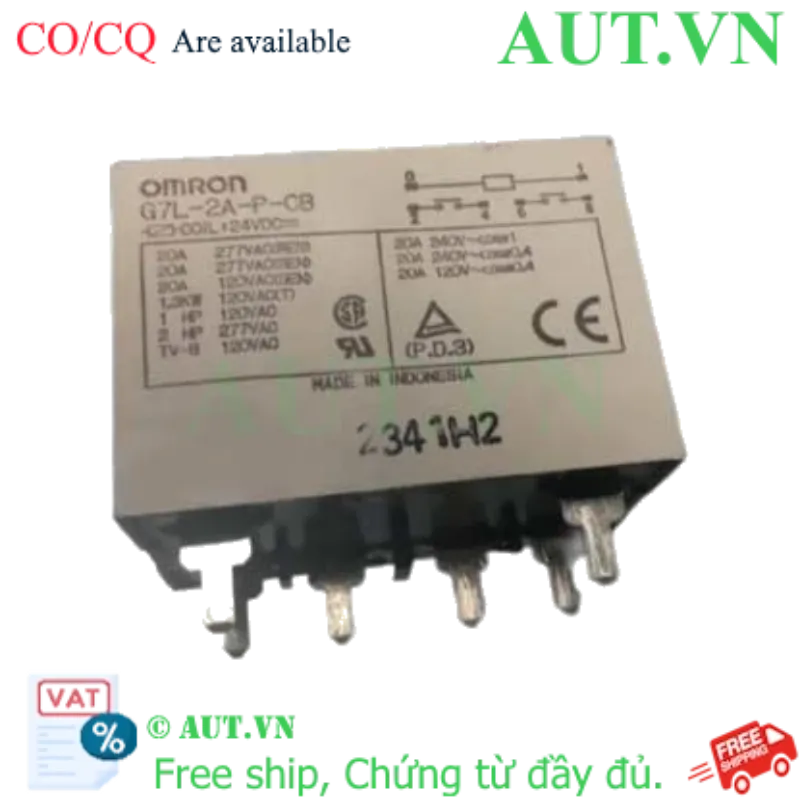 Ảnh của Rơ le trung gian Omron G7L-2A-P-CB DC24