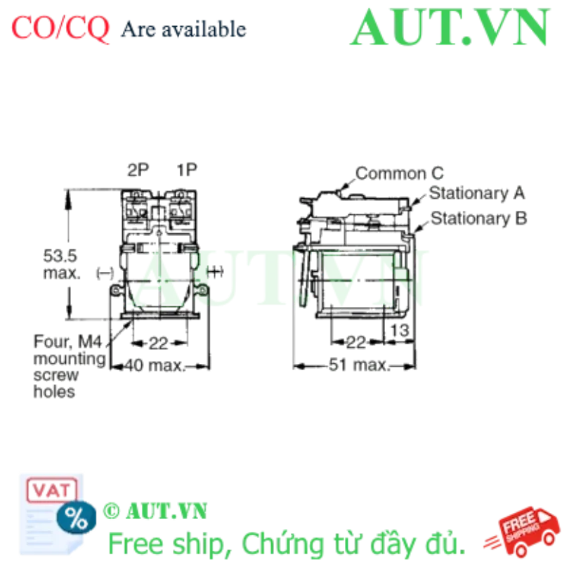 Ảnh của Rơ le trung gian Omron MM2X DC6