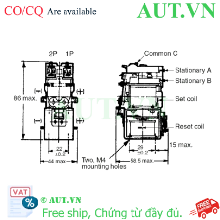 Ảnh của Rơ le trung gian Omron MM2XK DC24