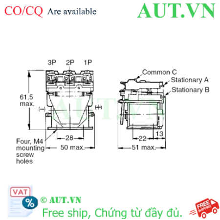 Ảnh của Rơ le trung gian Omron MM3 AC200/(220)