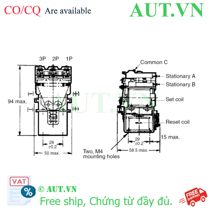 Ảnh của Rơ le trung gian Omron MM3K DC48