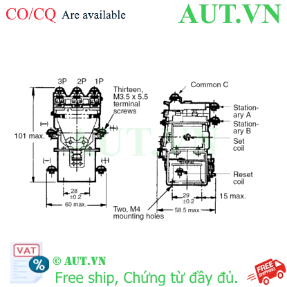 Ảnh của Rơ le trung gian Omron MM3XKB AC200/(220)