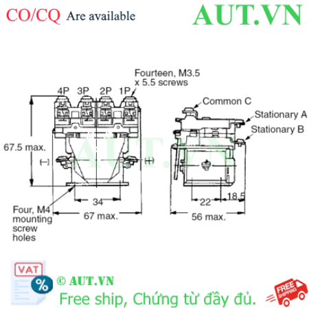 Ảnh của Rơ le trung gian Omron MM4B AC6