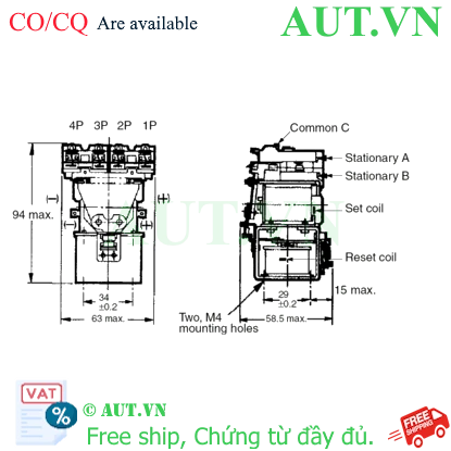 Ảnh của Rơ le trung gian Omron MM4K AC200/(220)