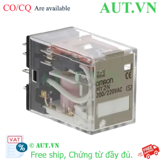 Ảnh của Rơ le trung gian Omron MY2N AC200/220 (S)