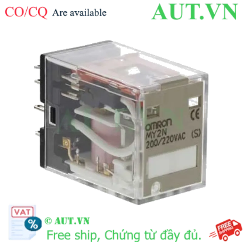 Ảnh của Rơ le trung gian Omron MY2N AC200/220 (S)