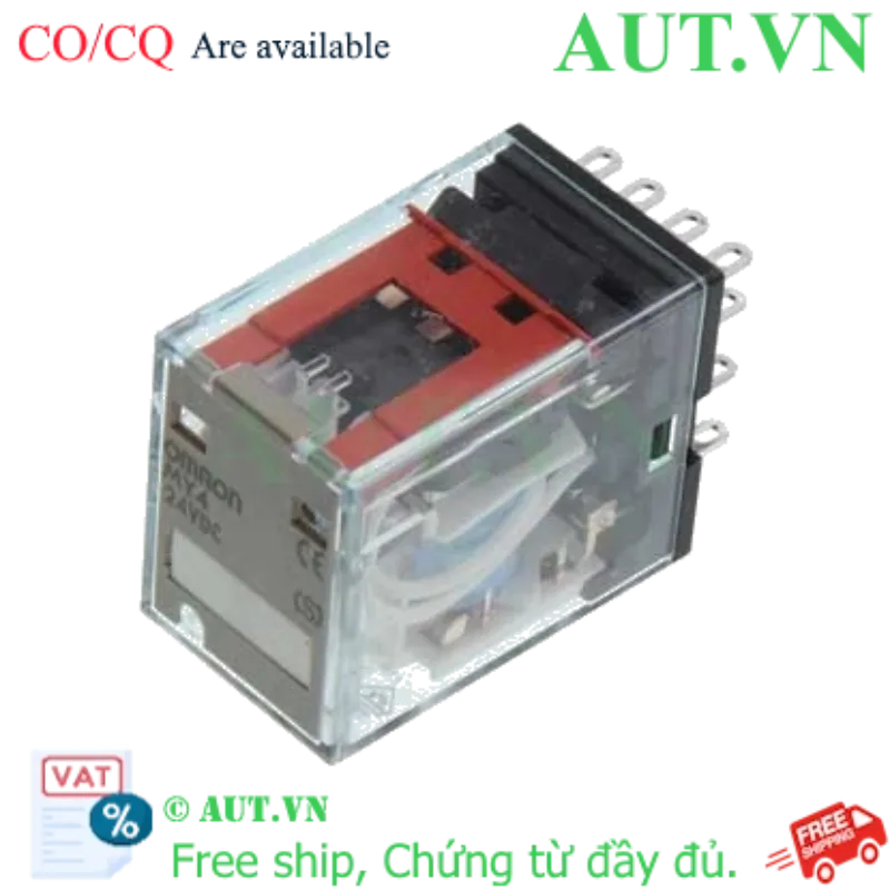 Ảnh của Rơ le trung gian Omron MY4 DC24 (S)