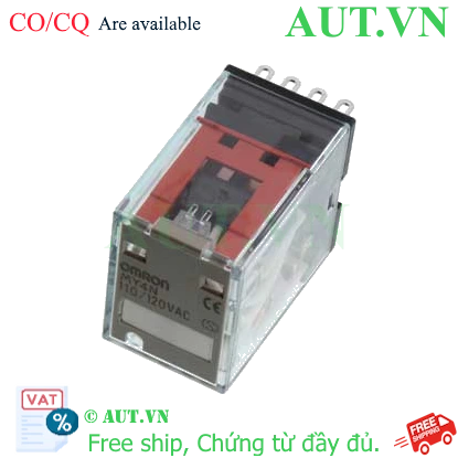 Ảnh của Rơ le trung gian Omron MY4N AC110/120 (S)