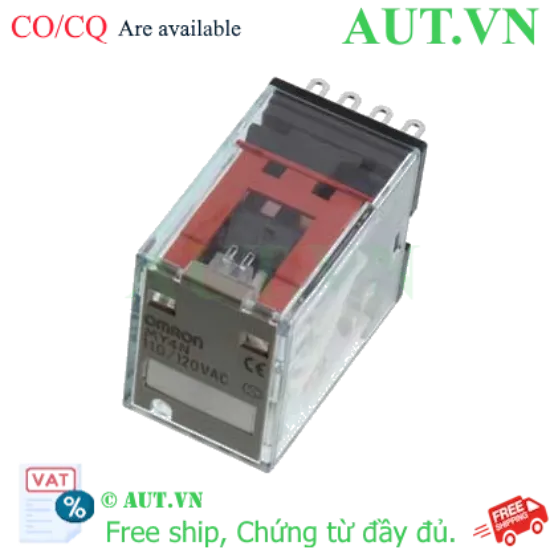 Ảnh của Rơ le trung gian Omron MY4N AC110/120 (S)