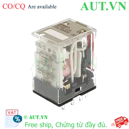 Ảnh của Rơ le trung gian Omron MY4N-CR AC220/240 (S)