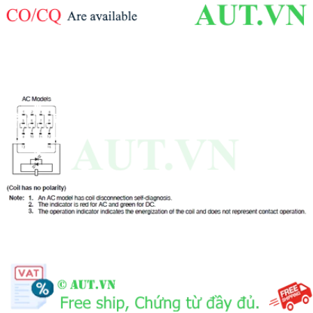Ảnh của Rơ le trung gian Omron MY4ZN AC110/120