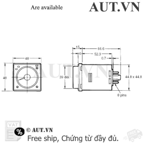 Ảnh của Timer Omron H3CR-A8-301 AC100-240/DC100-125