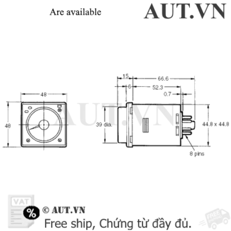 Ảnh của Timer Omron H3CR-A8-301 AC100-240/DC100-125