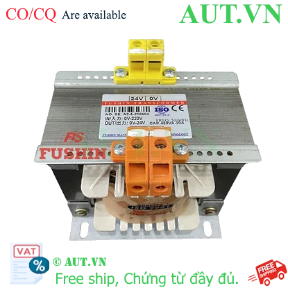 Ảnh của Biến áp cách ly 1 Pha 220V ra 24V 480VA (20A)