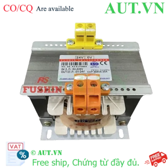 Ảnh của Biến áp cách ly 1 Pha 220V ra 24V 480VA (20A)