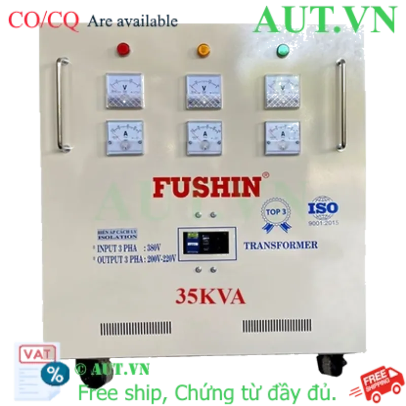 Ảnh của Biến áp cách ly 3 Pha 380V ra 220V 35KVA (Dây Đồng)