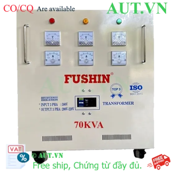 Ảnh của Biến áp cách ly 3 Pha 380V ra 220V 70KVA (Dây Đồng)