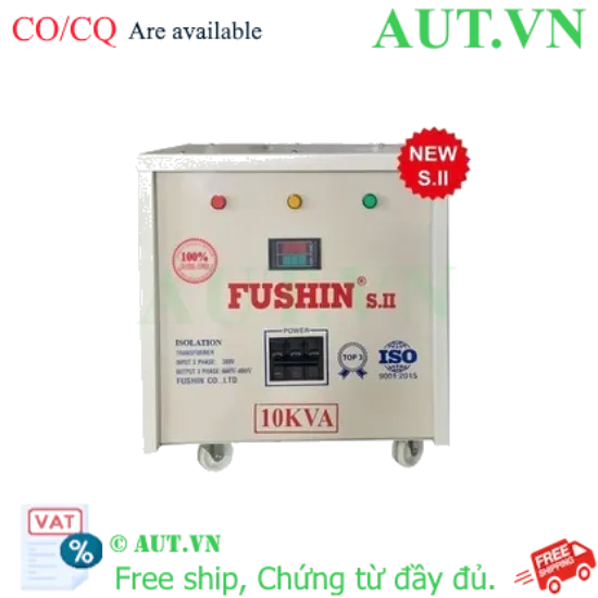 Ảnh của Biến áp cách ly 3 pha 380V ra 460-480V 10KVA (Dây Đồng)