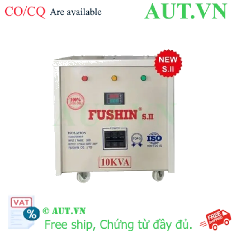 Ảnh của Biến áp cách ly 3 pha 380V ra 460-480V 10KVA (Dây Đồng)