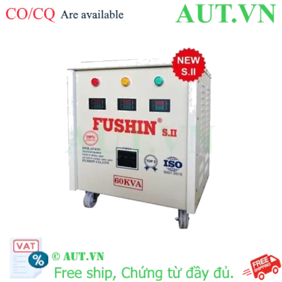 Ảnh của Biến áp cách ly 3 pha 380V ra 460-480V 60KVA (Dây Đồng)
