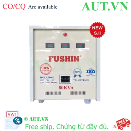 Ảnh của Biến áp cách ly 3 pha 380V ra 460-480V 80KVA (Dây Đồng)