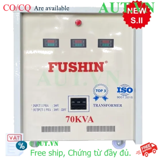 Ảnh của Biến áp tự ngẫu 3 Pha 380V ra 220V 70KVA (Dây Nhôm)