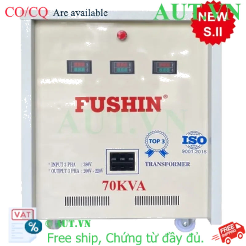 Ảnh của Biến áp tự ngẫu 3 Pha 380V ra 220V 70KVA (Dây Nhôm)