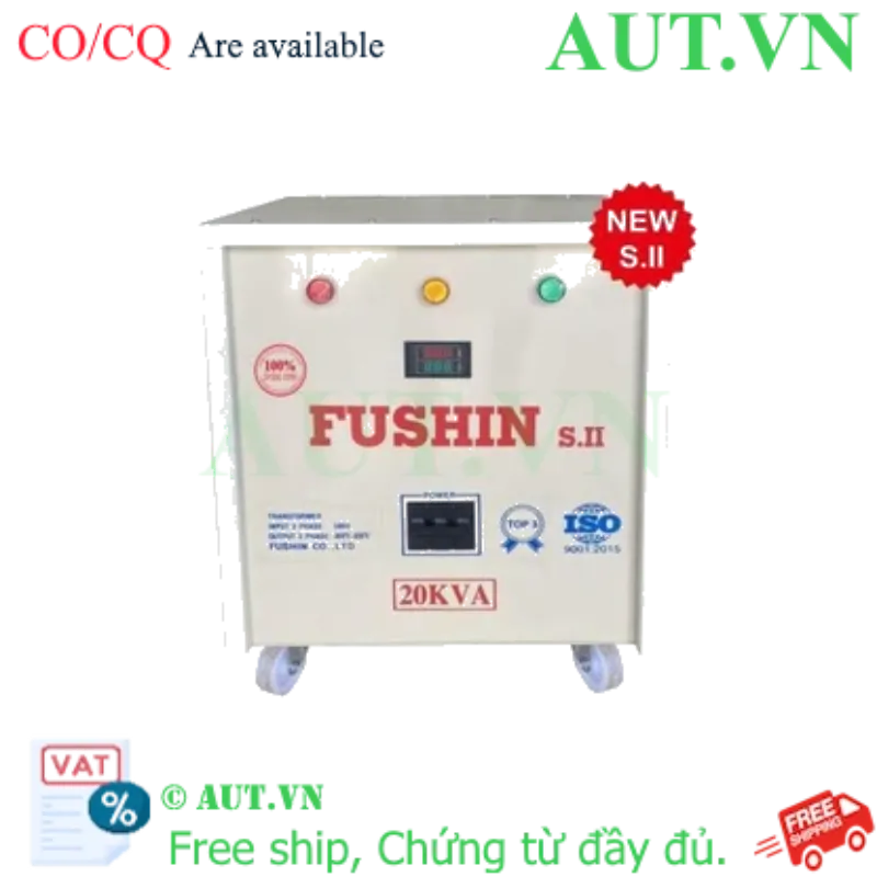 Ảnh của Biến áp tự ngẫu 3 pha 380V ra 460-480V 20KVA (Dây Đồng)
