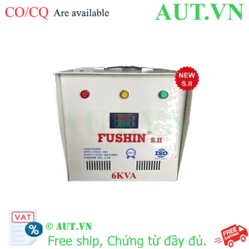 Ảnh của Biến áp tự ngẫu 3 pha 380V ra 460-480V 6KVA (Dây Đồng)