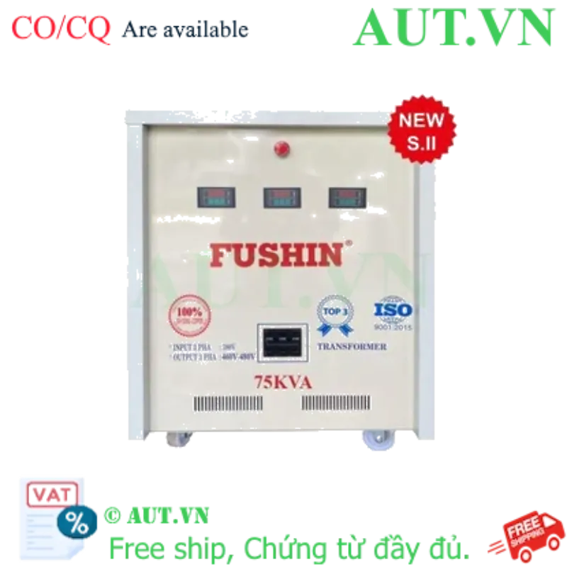 Ảnh của Biến áp tự ngẫu 3 pha 380V ra 460-480V 75KVA (Dây Đồng)