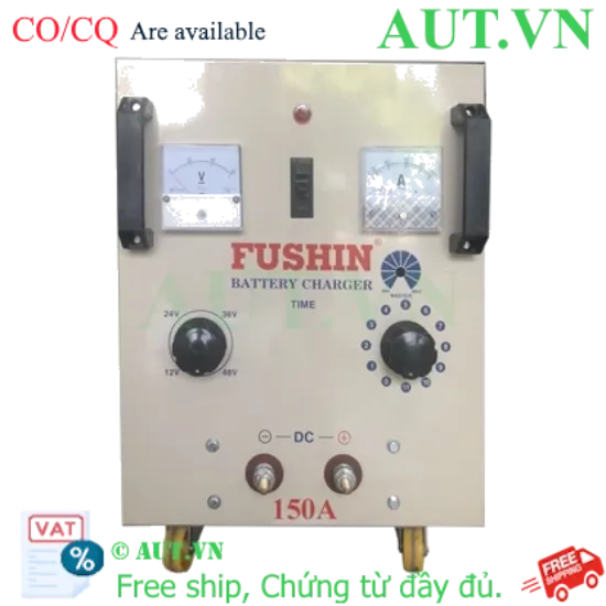 Ảnh của Máy Sạc Bình Ắc Quy tăng giảm 12V-24V-36V-48V-150A-Đồng
