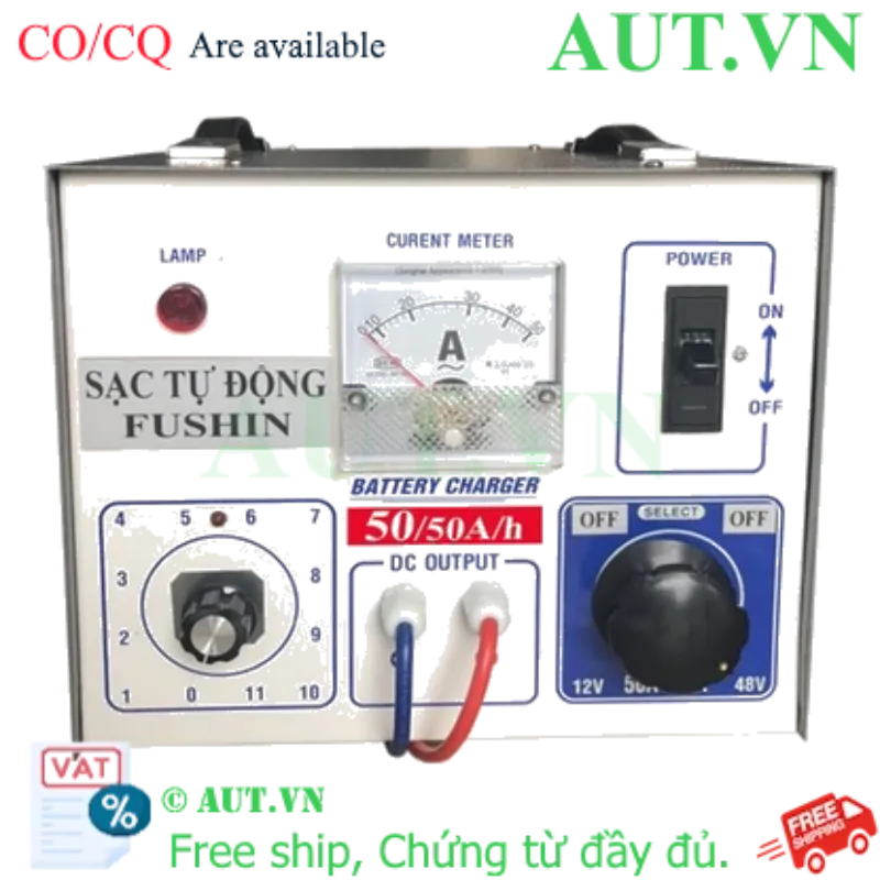 Ảnh của Máy Sạc Bình Ắc Quy tăng giảm 12V-24V-36V-48V-50A