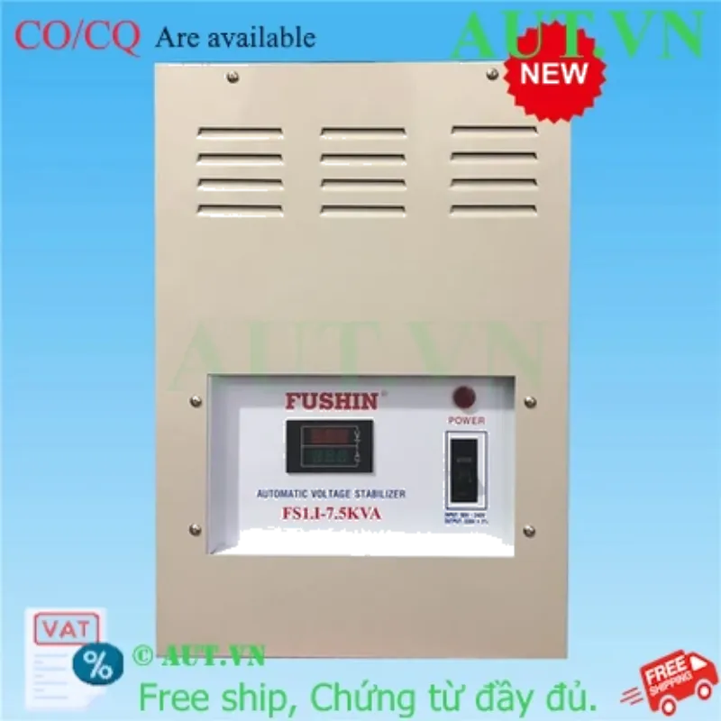 Ảnh của Ổn áp 1 pha treo tường vào 90-250V ra 110-220V 7.5KVA