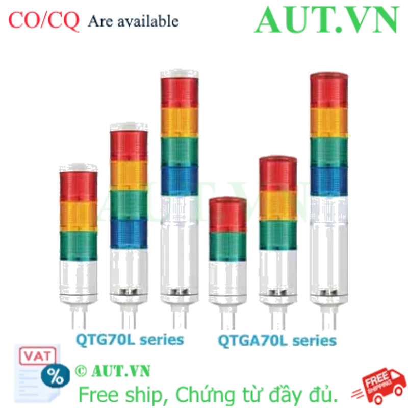 Ảnh của Đèn tháp Qlight QTGA70L-4-12-RAGB-LB24