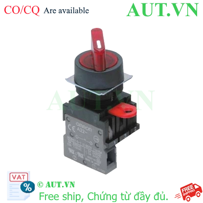 Ảnh của Công tắc nút nhấn Omron A22W-2AR-T1-10