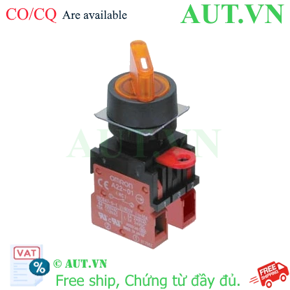 Ảnh của Công tắc nút nhấn Omron A22W-2AY-T1-02