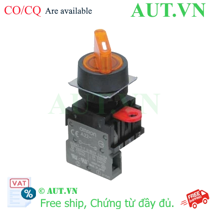Ảnh của Công tắc nút nhấn Omron A22W-2AY-T1-10