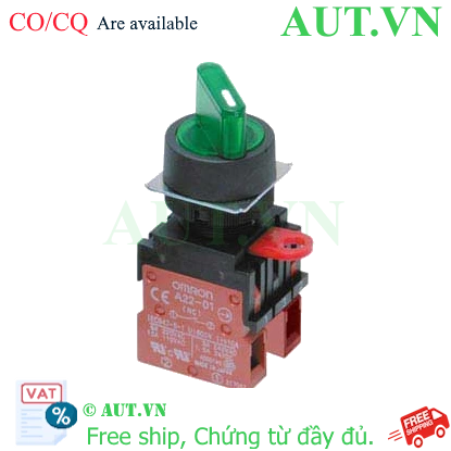 Ảnh của Công tắc nút nhấn Omron A22W-2MG-24A-02