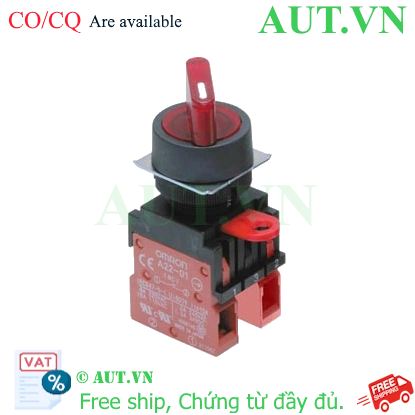 Ảnh của Công tắc nút nhấn Omron A22W-2MR-T2-02