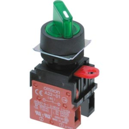 Ảnh của Công tắc nút nhấn Omron A22W-3MG-24A-11