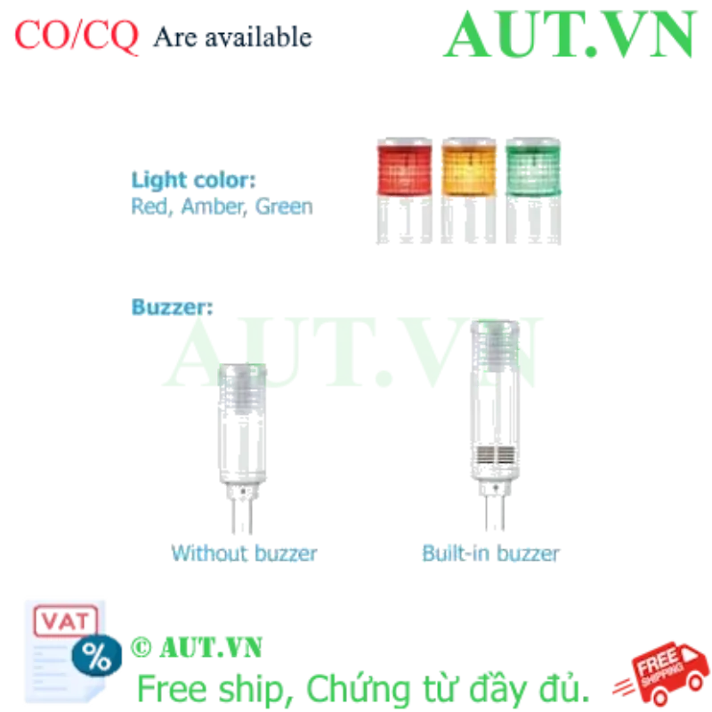 Ảnh của Đèn tháp Qlight STC45L-BZ-3-110-RAG-LW18
