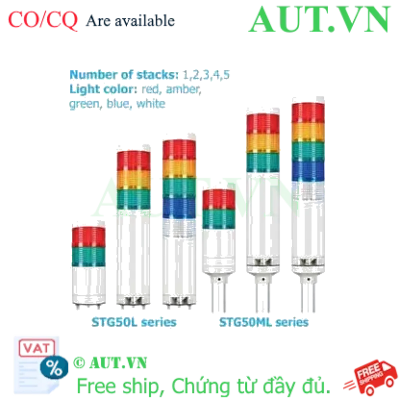 Ảnh của Đèn tháp Qlight STG50L-BZ-1-110/220-R-SL18