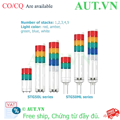 Ảnh của Đèn tháp Qlight STG50L-BZ-2-24-RG-QL18