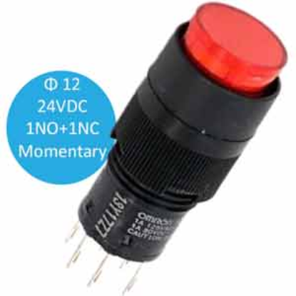 Ảnh của Công tắc nút nhấn Omron A3CT-90A1-24ER