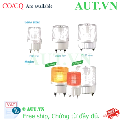 Ảnh của Đèn tín hiệu cảnh báo Qlight SMCL100-BZ-2-110-RA