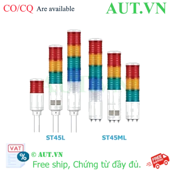 Ảnh của Đèn tín hiệu cảnh báo Qlight ST45L-3-24-RAW-LW18