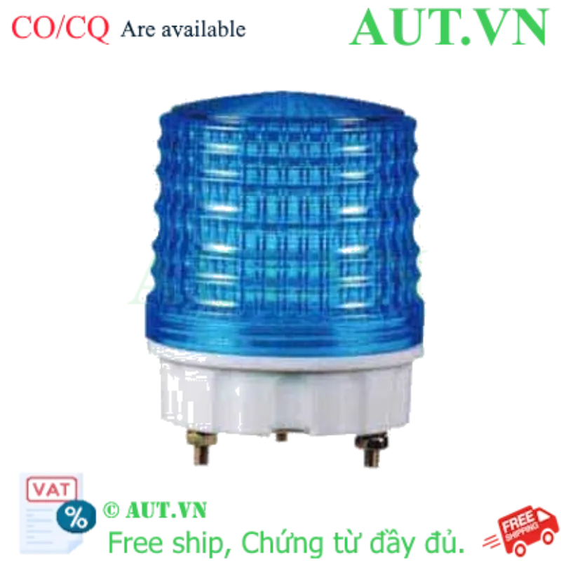 Ảnh của Đèn Tín Hiệu Qlight S50B-24-B | 24VDC, Xanh Blue, Lens 50mm