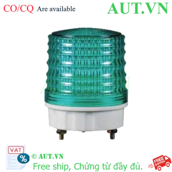 Ảnh của Đèn Tín Hiệu Qlight S50B-110-G | Xanh Lá, 110VAC, Lens D50mm - Siêu Bền, Chính Hãng AUT VN