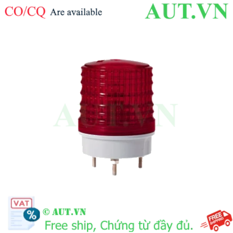 Ảnh của Đèn Tín Hiệu Cảnh Báo Qlight S50L-24-R | LED Đỏ, 12-24VDC, Phi 50mm - Siêu Sáng & Bền Bỉ