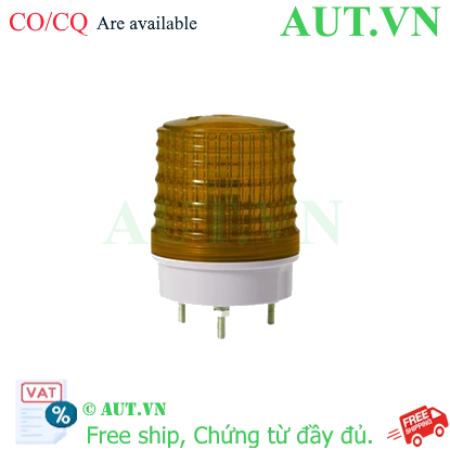 Ảnh của Đèn Tín Hiệu Qlight S50L-24-A - LED Hổ Phách, 12-24VDC, Phi 50mm, Chống Bụi IP44
